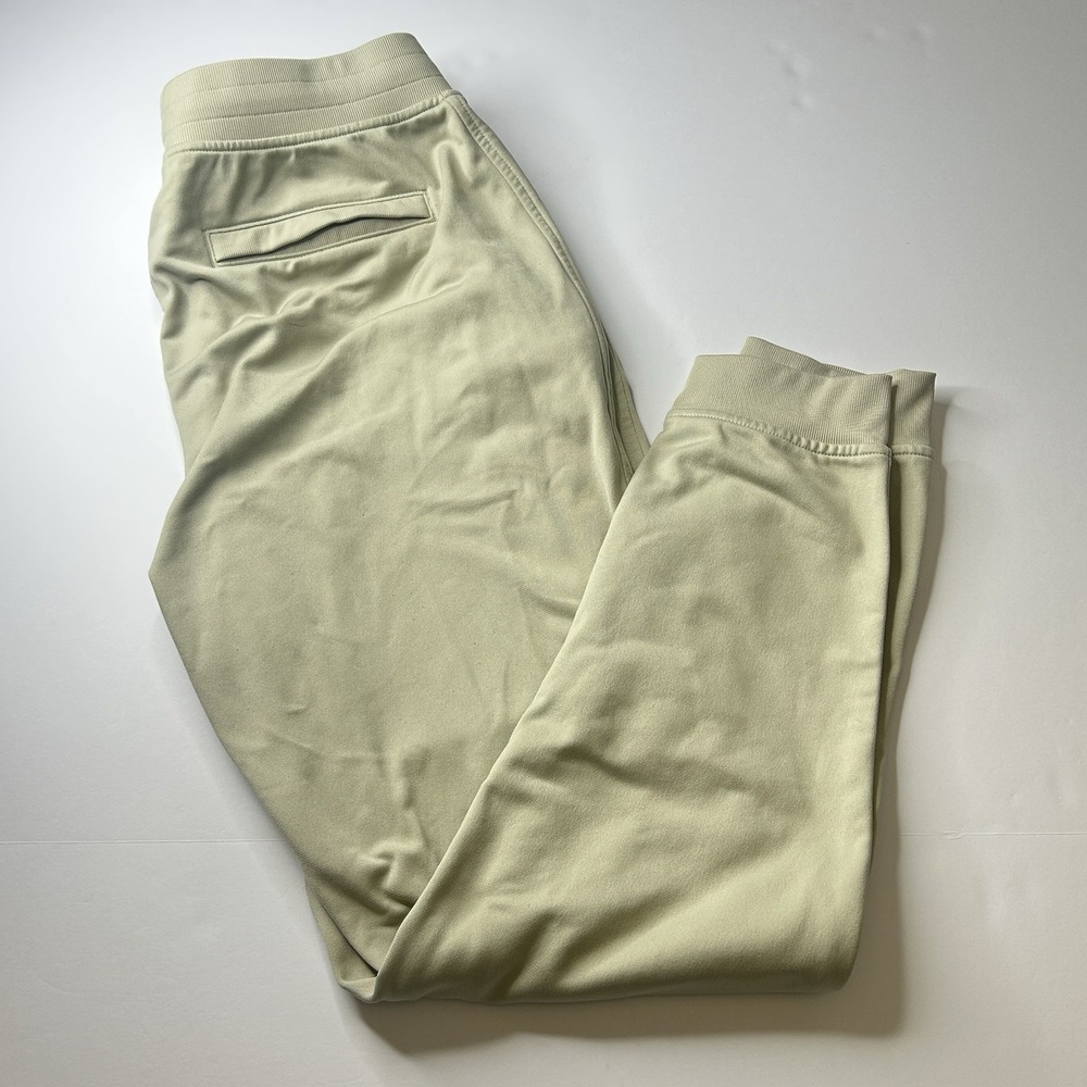 Under Armour Men's Sportstyle Tricot Joggers Khaki Tan Size L Tapered 29"